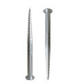 High Zinc Coating Steel Earth Screw Post Anchor Piles